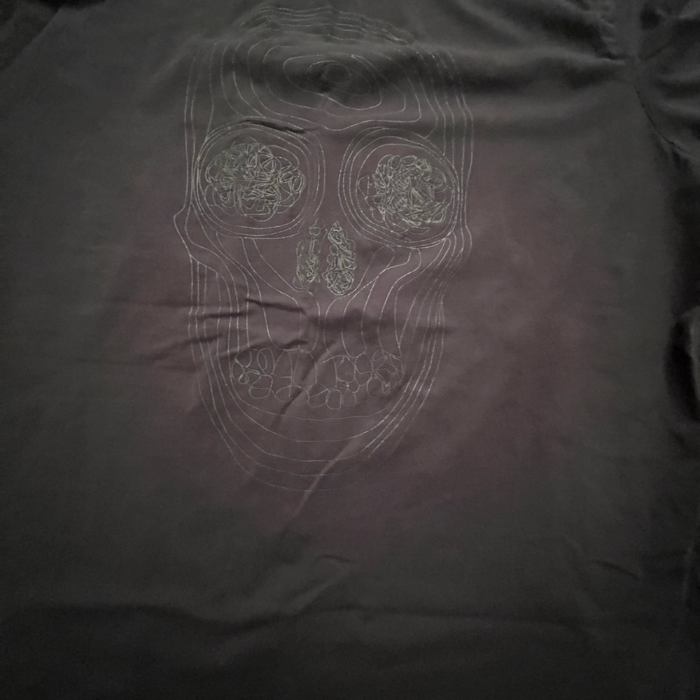 Renuar Men's Dark Gray Skull Tee 💀☠️